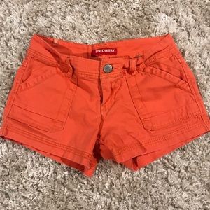 UNIONBAY Orange Shorts. Size 3 Juniors.